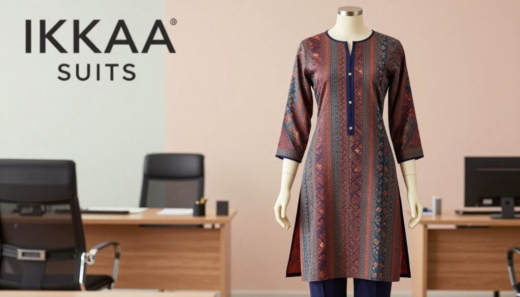 Kurti Silhouette for Body Type — A-line, straight, and empire waist examples for professional looks